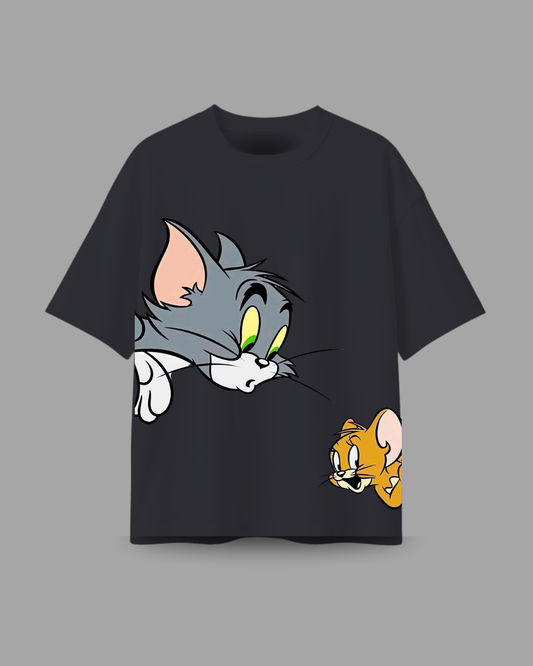 TOM AND JERRY COTTON OVERSIZED T SHIRT