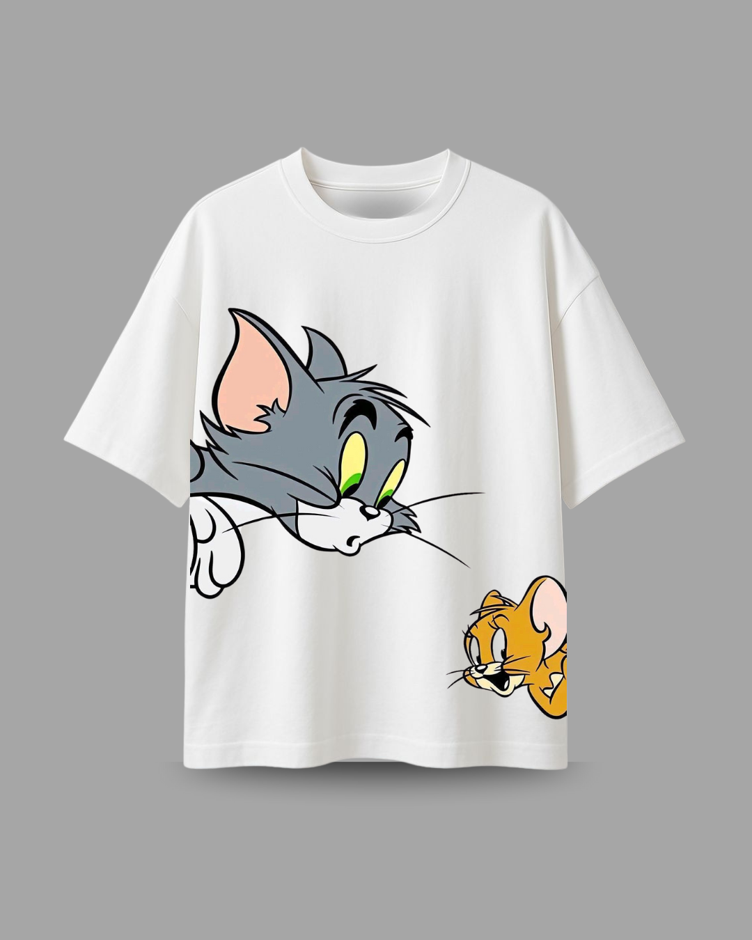 TOM AND JERRY COTTON OVERSIZED T SHIRT