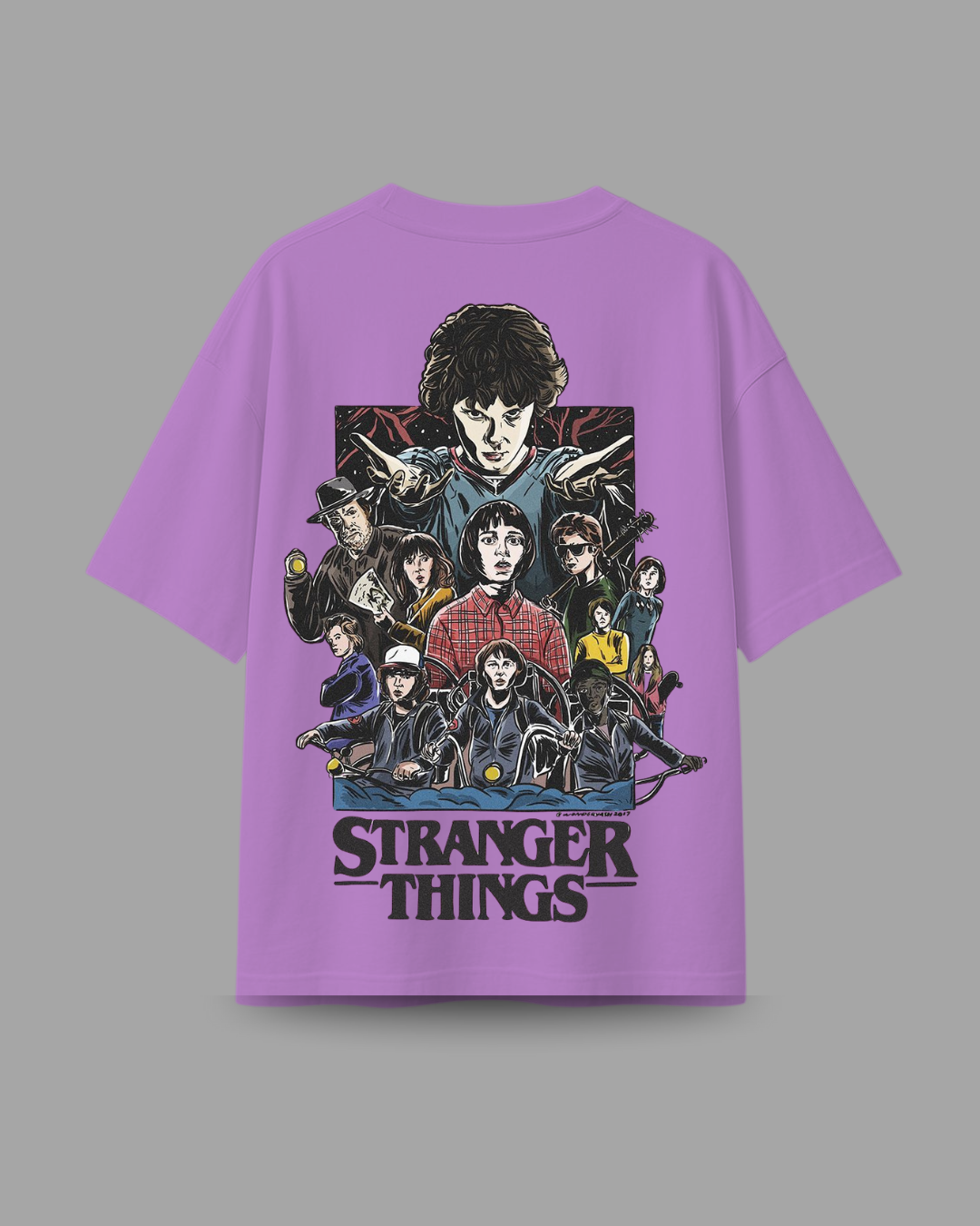 STRANGER THINGS COLLECTION COTTON OVERSIZED T SHIRT
