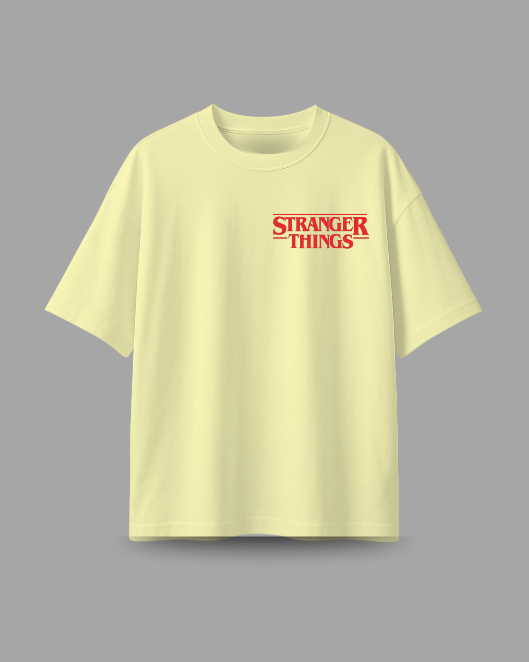 STRANGER THINGS COLLECTION COTTON OVERSIZED T SHIRT