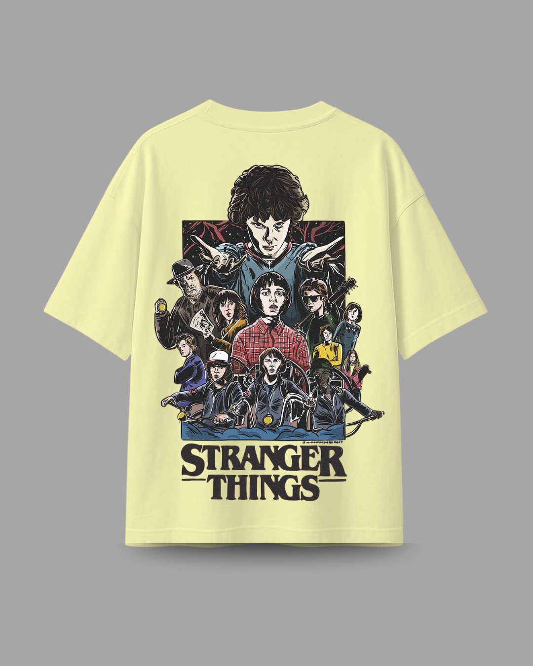 STRANGER THINGS COLLECTION COTTON OVERSIZED T SHIRT