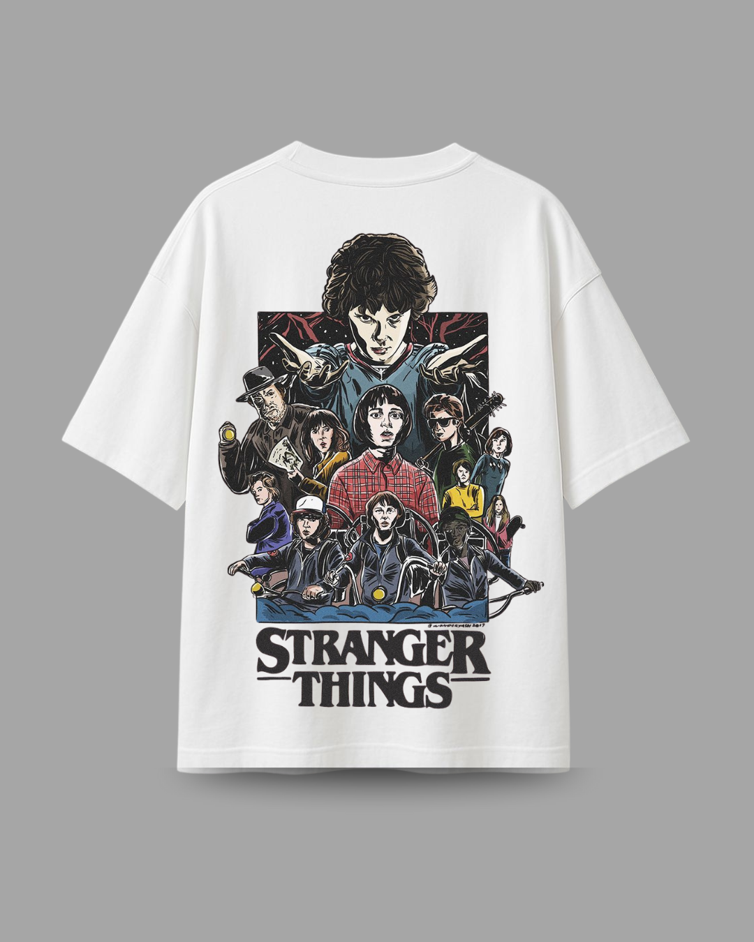 STRANGER THINGS COLLECTION COTTON OVERSIZED T SHIRT