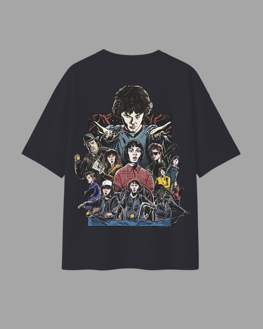 STRANGER THINGS COLLECTION COTTON OVERSIZED T SHIRT