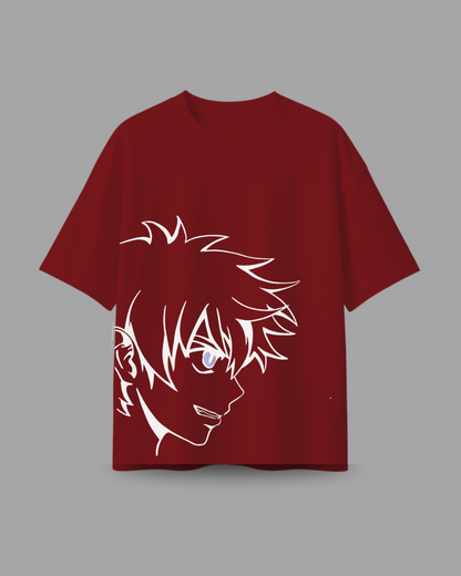 Godspeed Assassin Oversized Anime T-Shirt | Minimalist Manga Style Tee