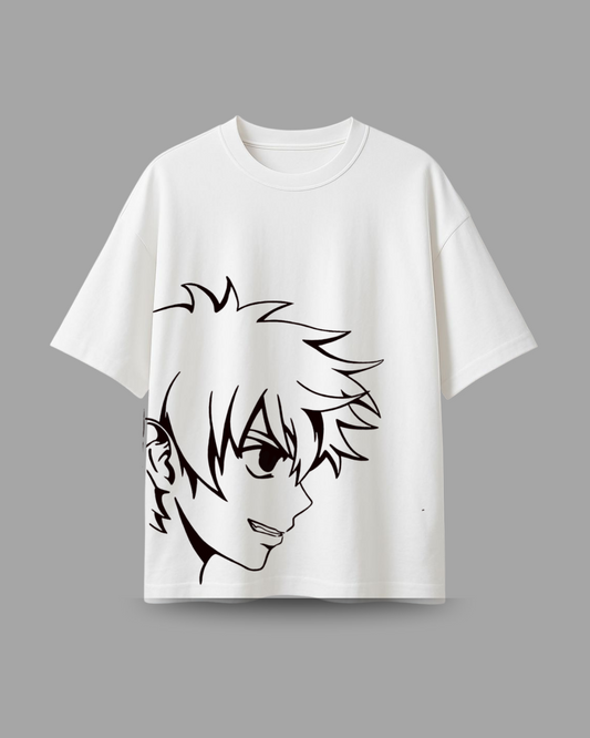 Godspeed Assassin Oversized Anime T-Shirt | Minimalist Manga Style Tee