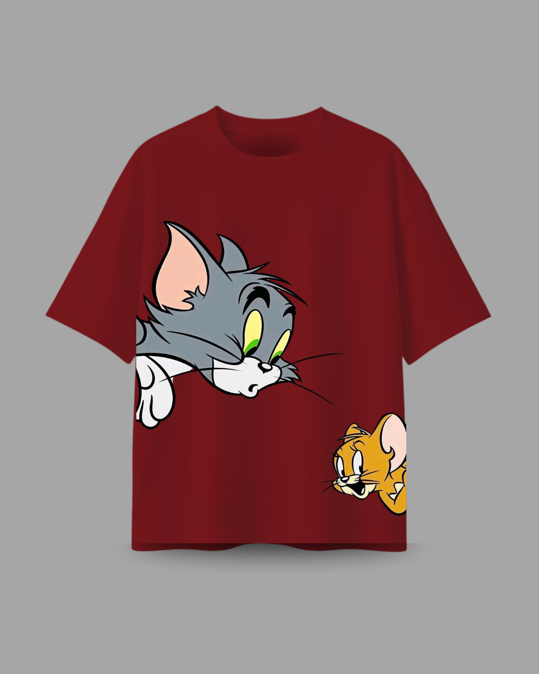 TOM AND JERRY COTTON OVERSIZED T SHIRT