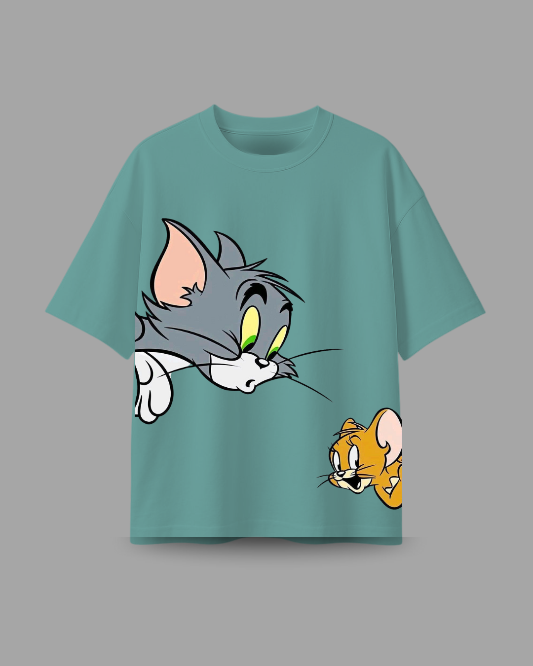 TOM AND JERRY COTTON OVERSIZED T SHIRT