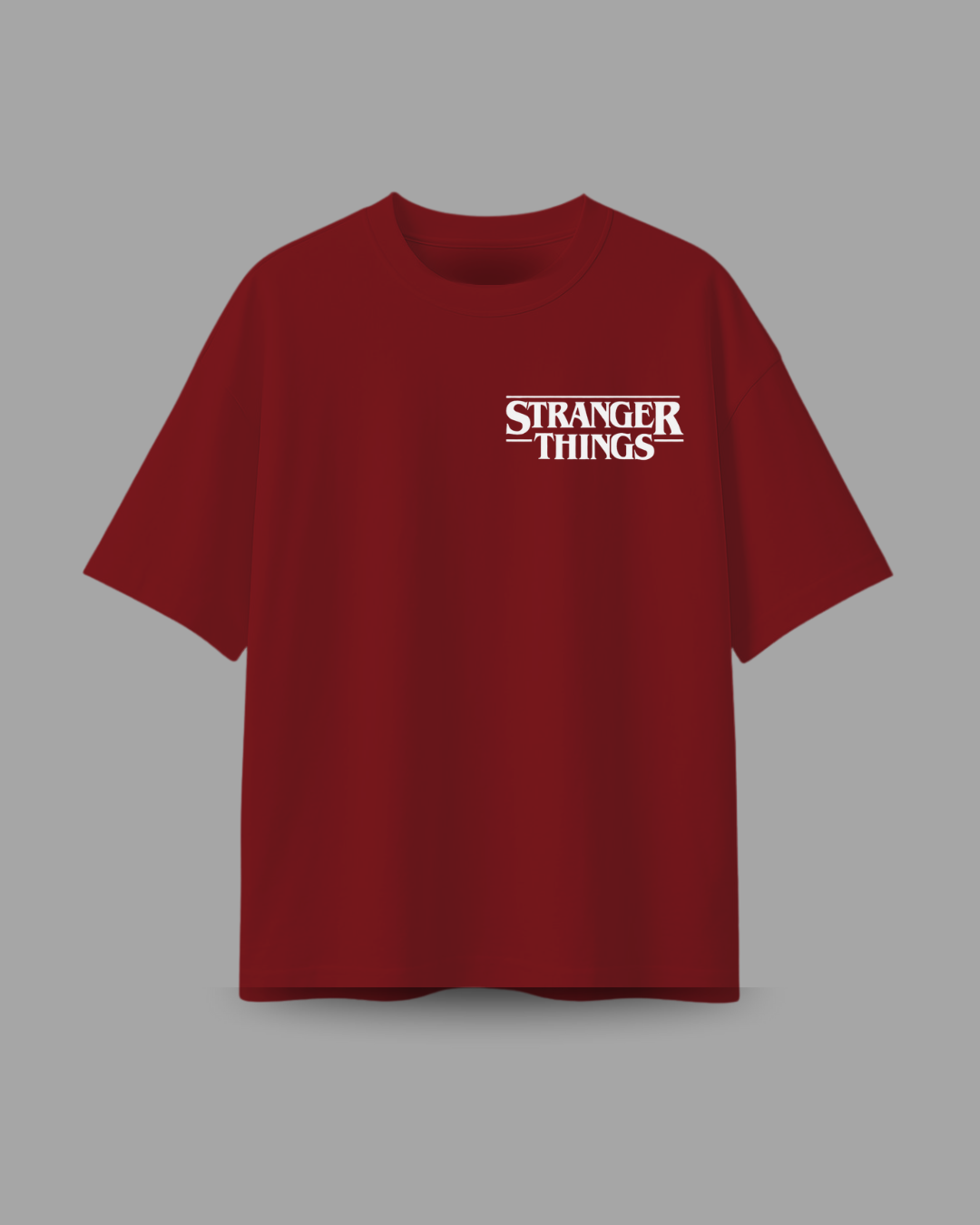 STRANGER THINGS COLLECTION COTTON OVERSIZED T SHIRT